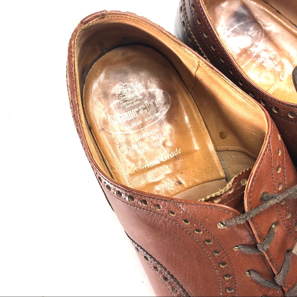 Church’s brown leather dress Oxfords size 12 - Picture 2 of 7